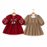Rosy Glow × Warm Meadow – 2 Dress Combo